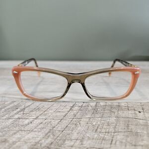 Ray-Ban RB 5255 5487 Eyeglasses Frames ONLY Womens Brown Peach 51-16-135